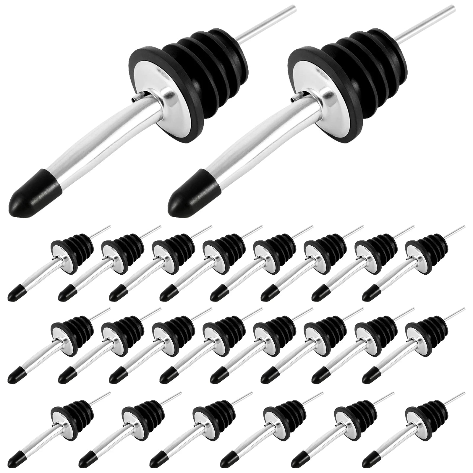 Stainless Steel Bottle Pourer — Precision Liquor and Oil Dispenser Spout