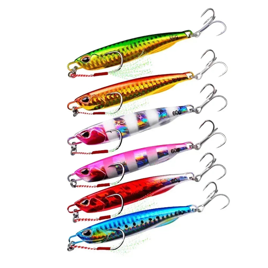 SANMO Metal Fishing Jig — Sinking Spoon Lure for Casting and Trolling