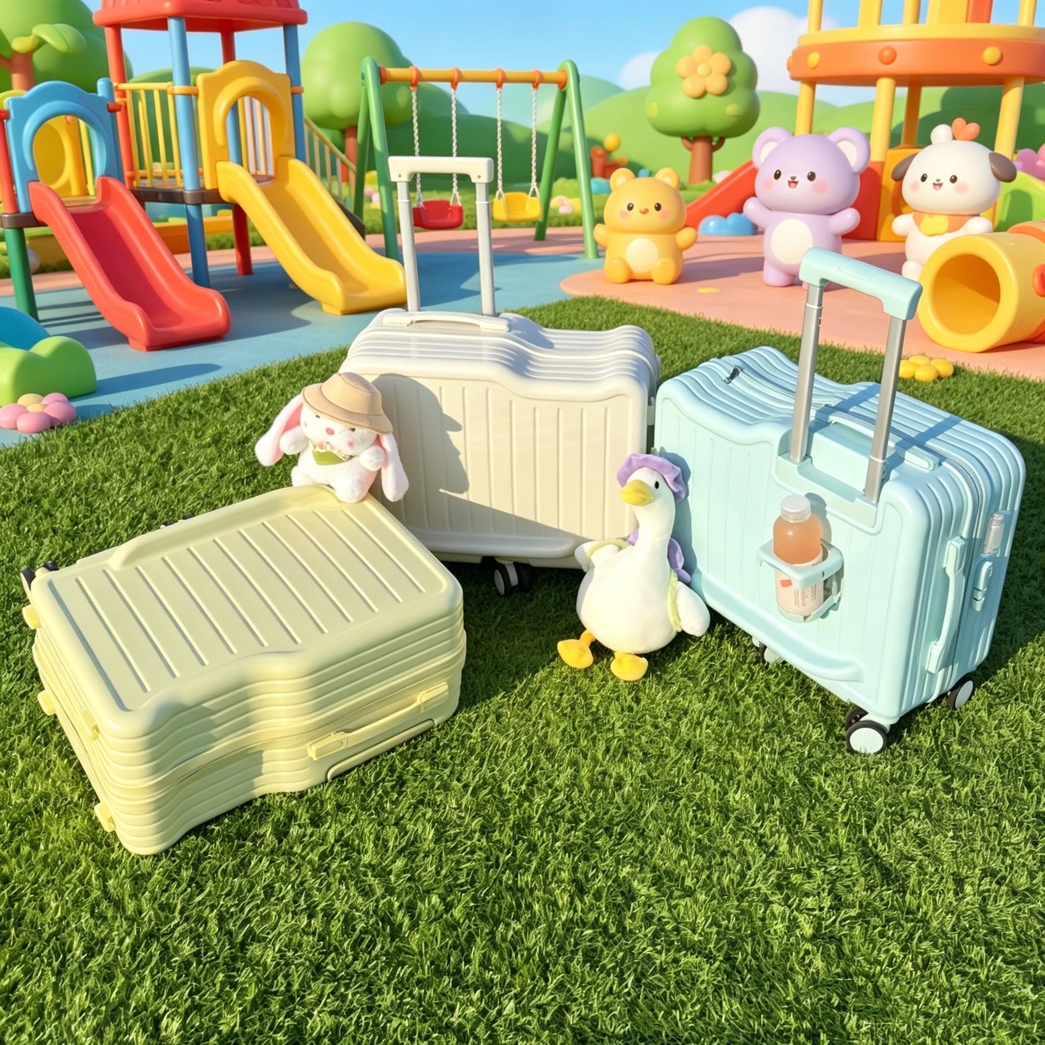 Children's Travel Suitcase — Durable Luggage with Password Lock