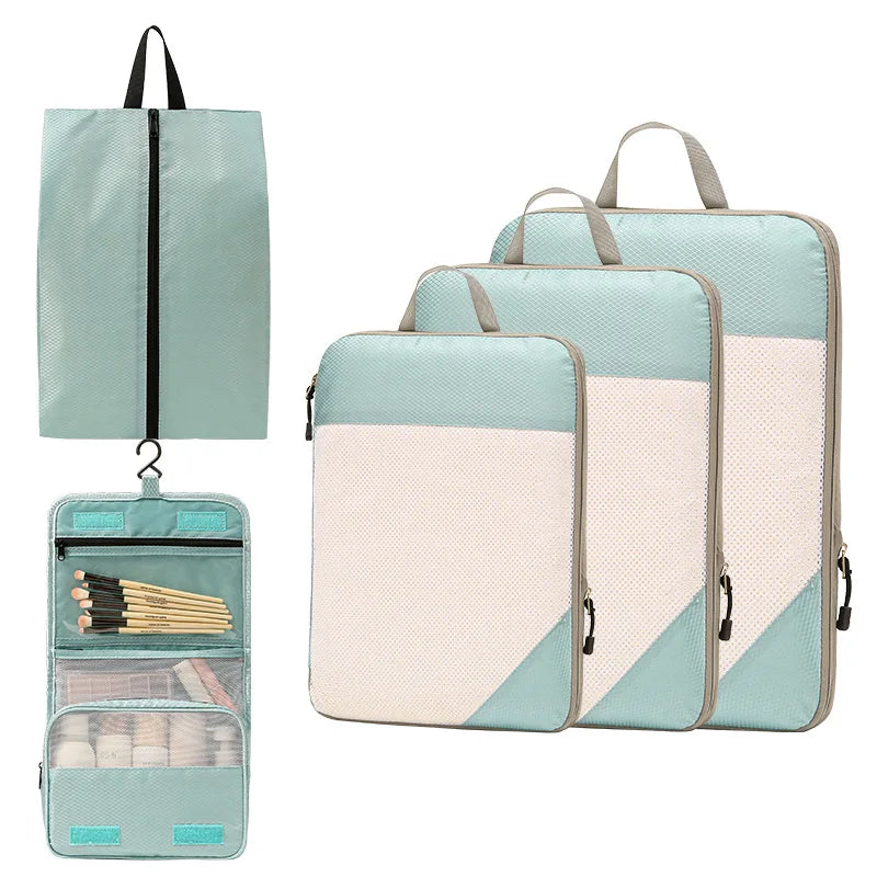 Ufine Travel Packing Cubes — Compression Storage Bags for Organized Luggage