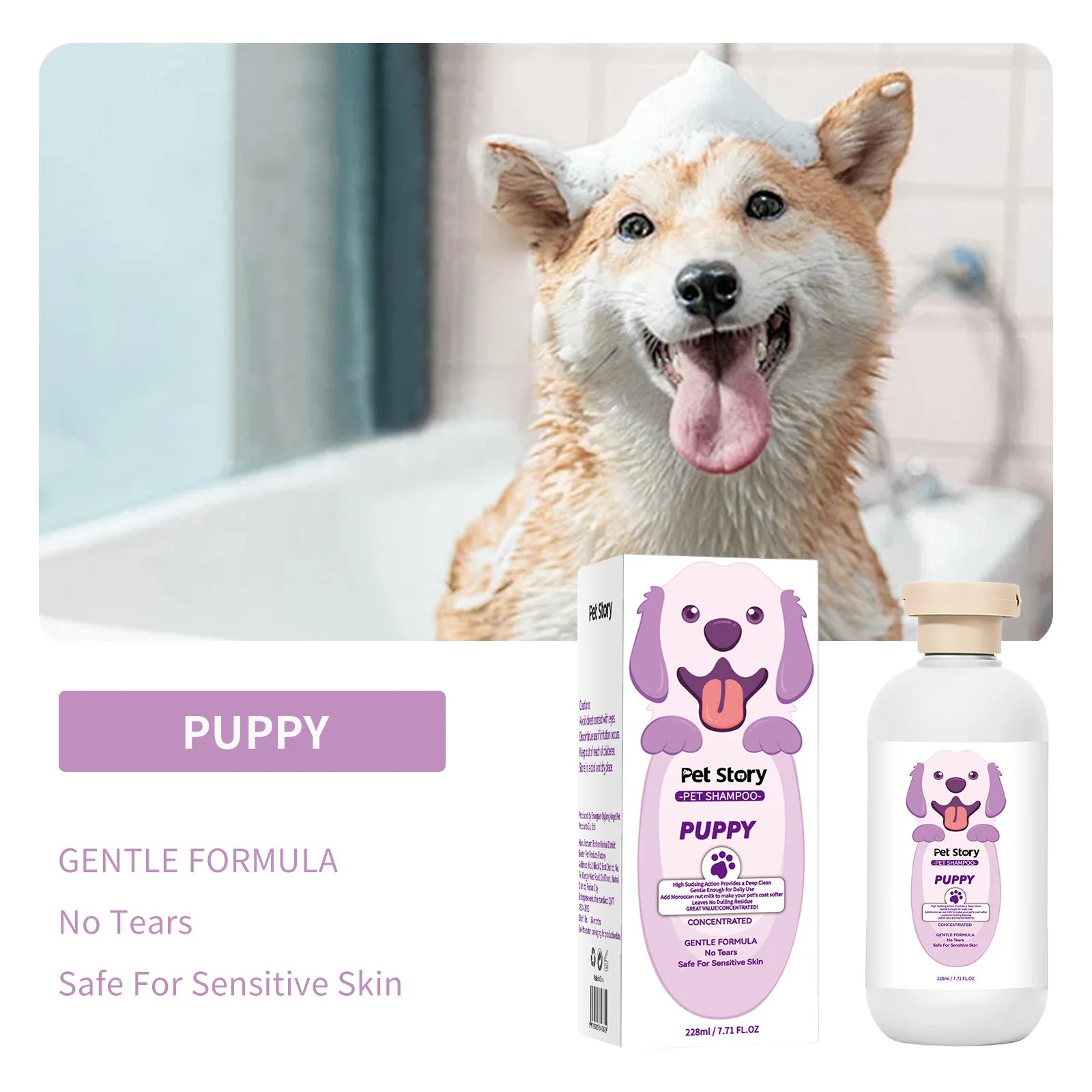 Pet Shampoo — Hypoallergenic Formula