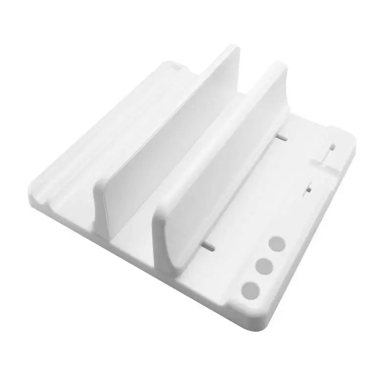 Adjustable Vertical Laptop Stand — Space-Saving Desktop Organizer