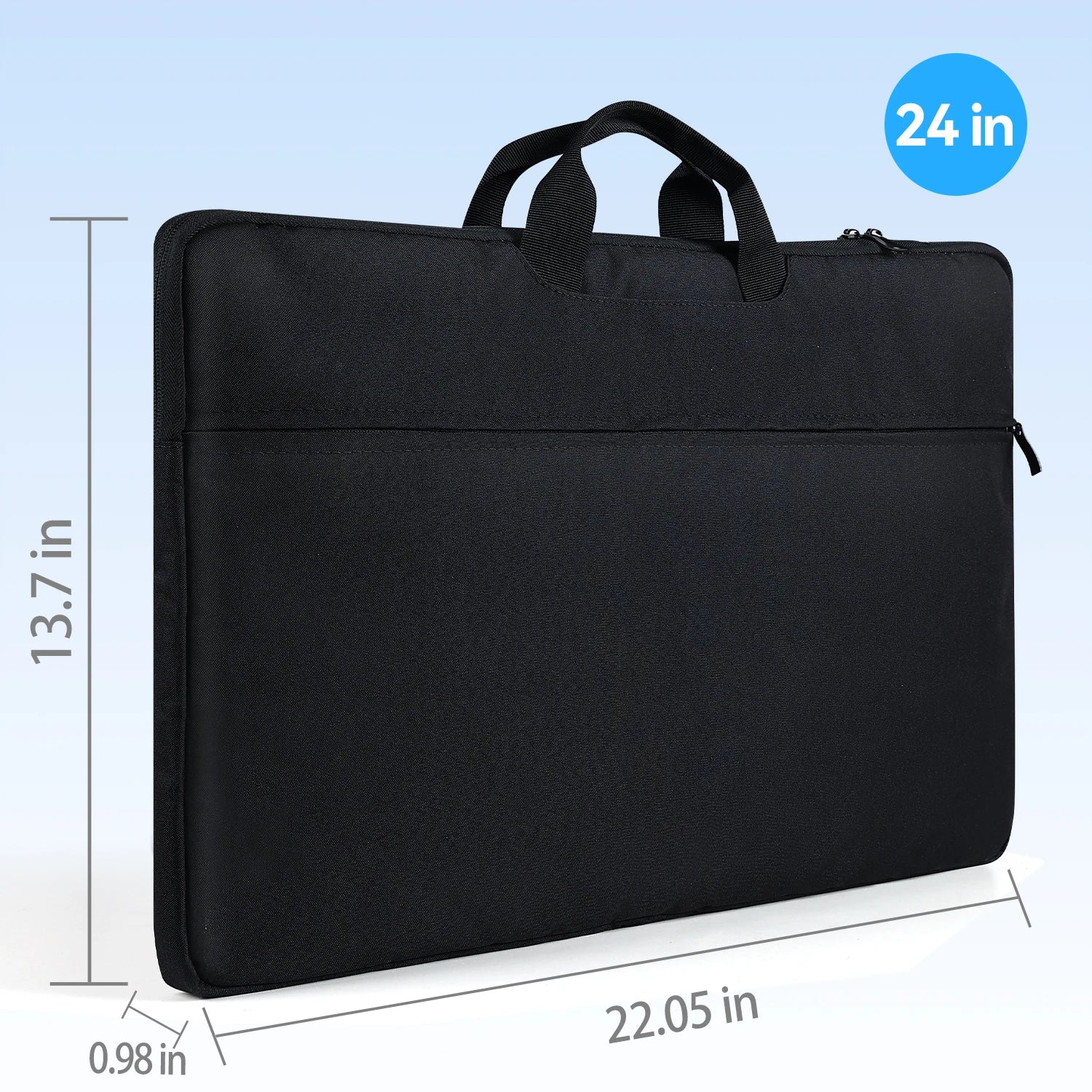 Uperfect 24.5" Laptop Sleeve — Protective Carrying Case for Portable Monitors