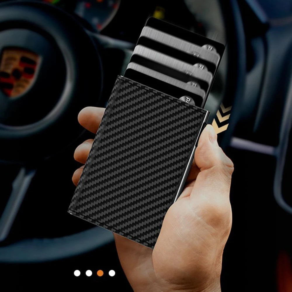 FZCSPEED Slim Pop-Up Wallet — RFID Blocking Aluminum Card Holder