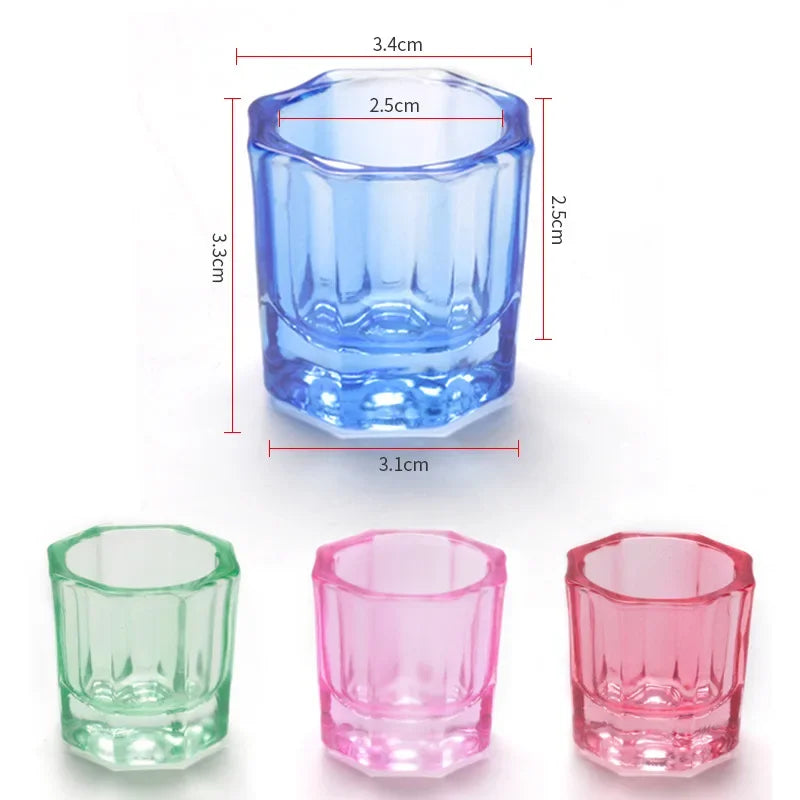 Art lalic Crystal Glass Dappen Dish — Professional Nail Art Tool