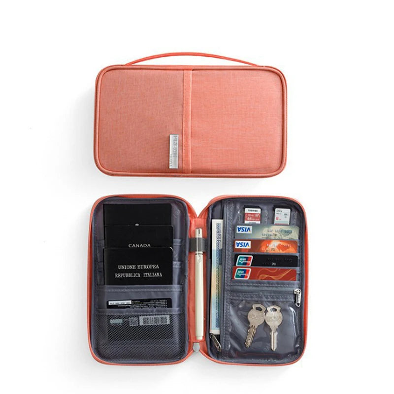 PULUE Travel Wallet Organizer — Waterproof Passport & Document Holder