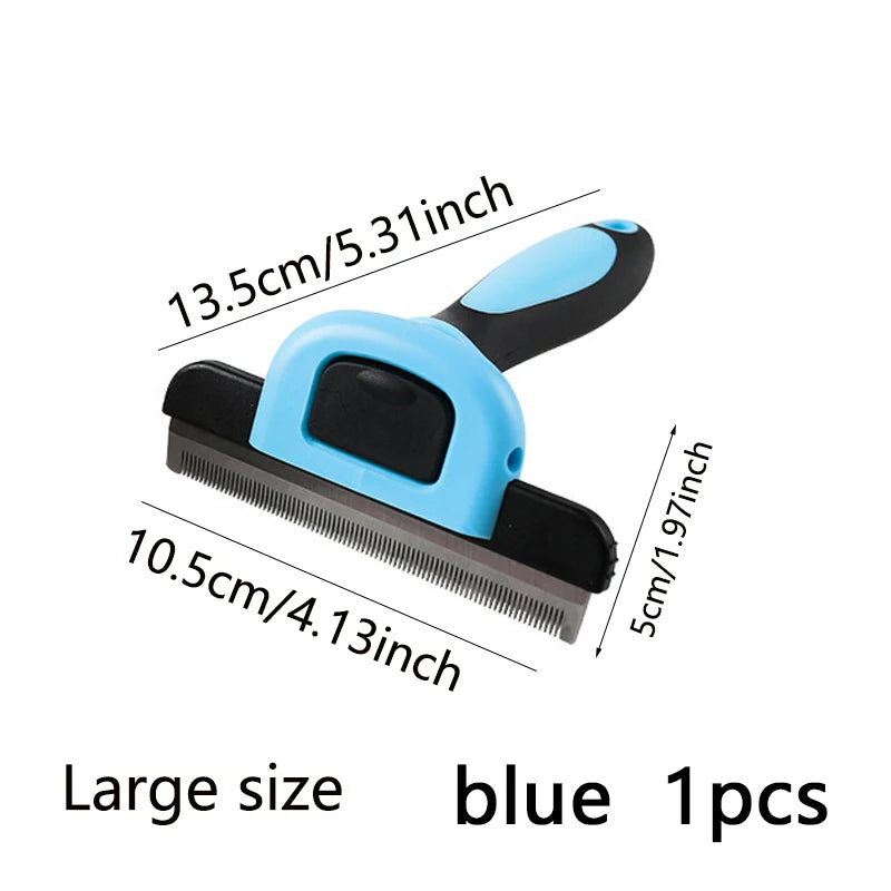 Pet Hair Grooming Tool — Detachable De-Aging Comb & Knot Remover