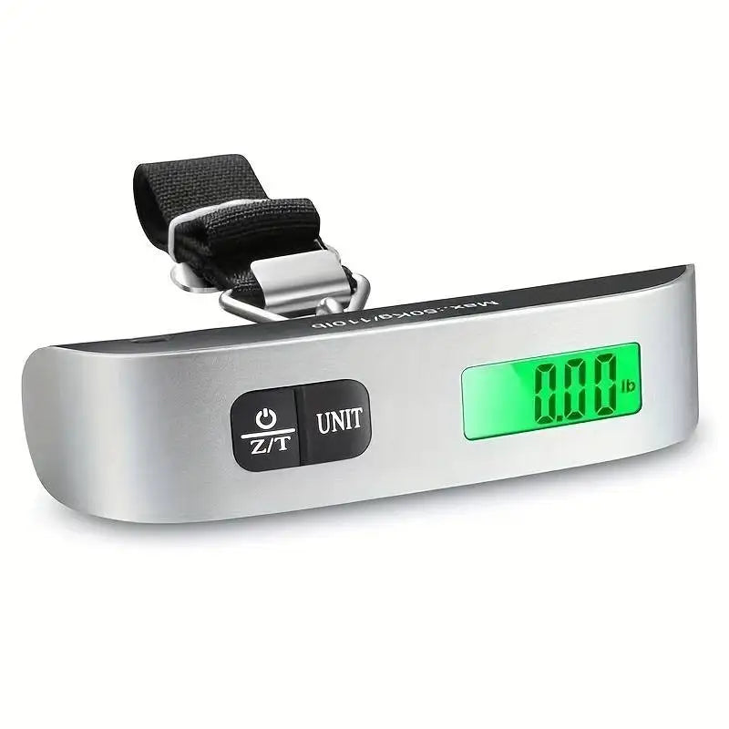 Digital Luggage Scale — Portable Hanging Scale for Travel, 110lb Capacity