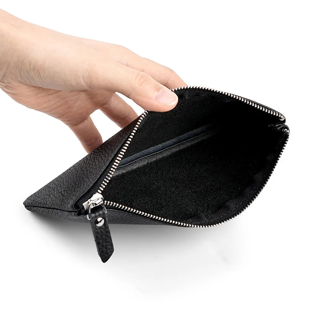 LYTWLZK Genuine Leather Wristlet — Phone Holder & Long Wallet Clutch