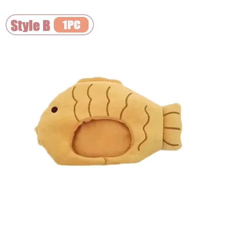 Plush Doll Head Cover & Outfit — Creative Accessory for Collectible Dolls
