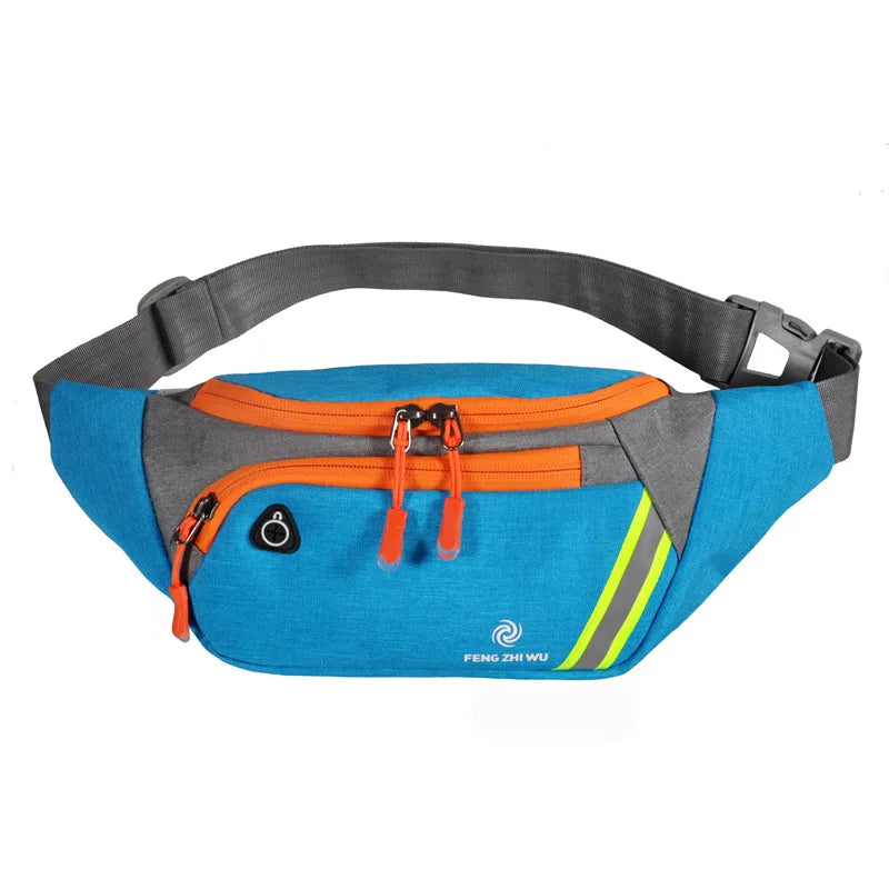 Waterproof Waist Pack — Casual Bum Bag for Travel and Sports