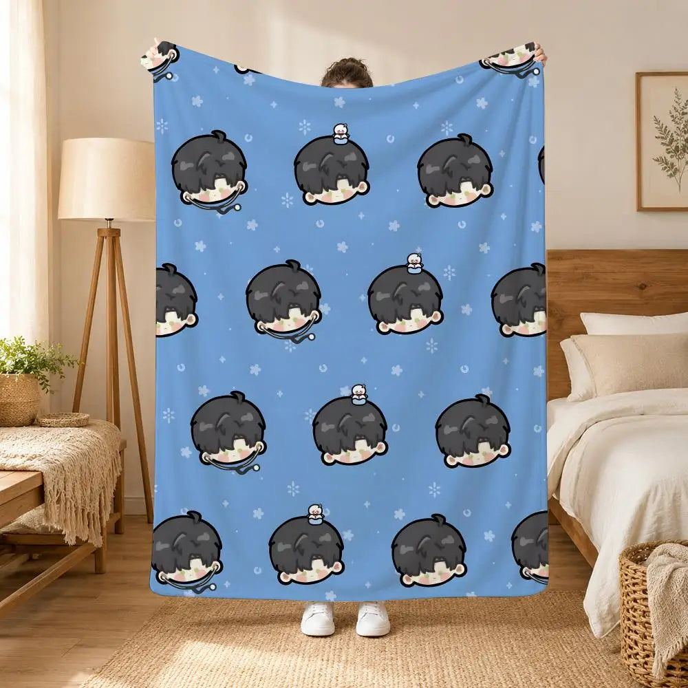Ultra Soft Flannel Throw Blanket — Cozy Plush Fabric for Home and Travel