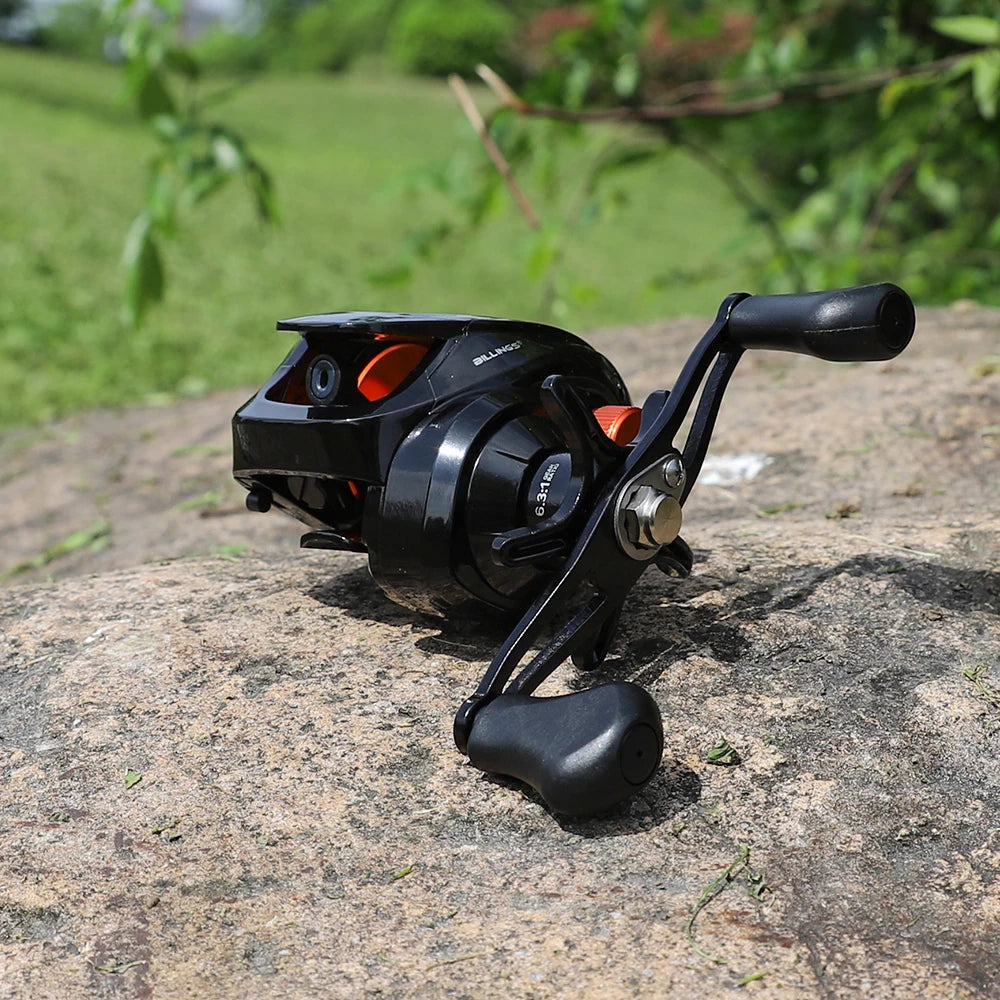 GLS Baitcasting Fishing Reel — 6.3:1 Gear Ratio with 8KG Max Drag