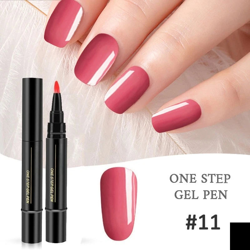 SMHXIANGQIANJIN Gel Varnish Nail Color Pen — Quick Drying Art Tool