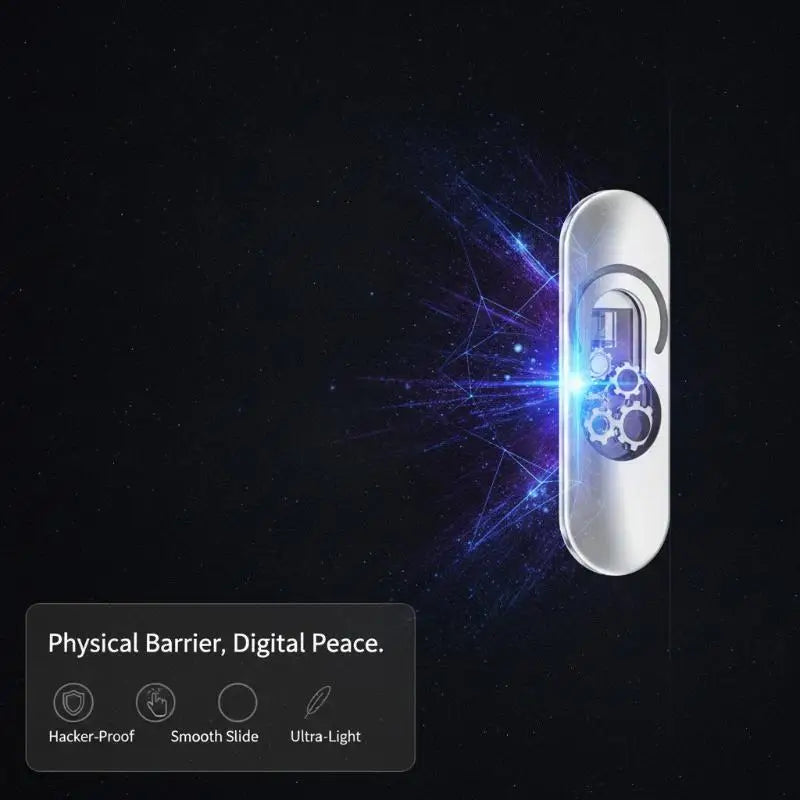KOQZM Ultra-Thin Webcam Privacy Cover — Transparent Camera Protection Slide