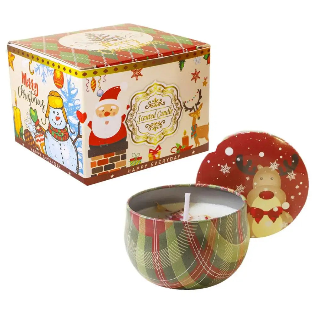 Christmas Scented Belly Jar Candle — Festive Aromatherapy Gift