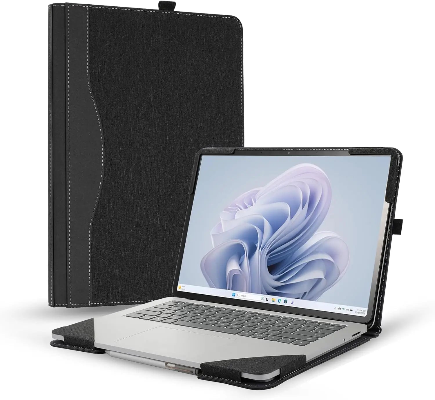 YNMIWEI PU Leather Laptop Sleeve — Protective Case for 14.4 Inch 2-in-1 Laptops