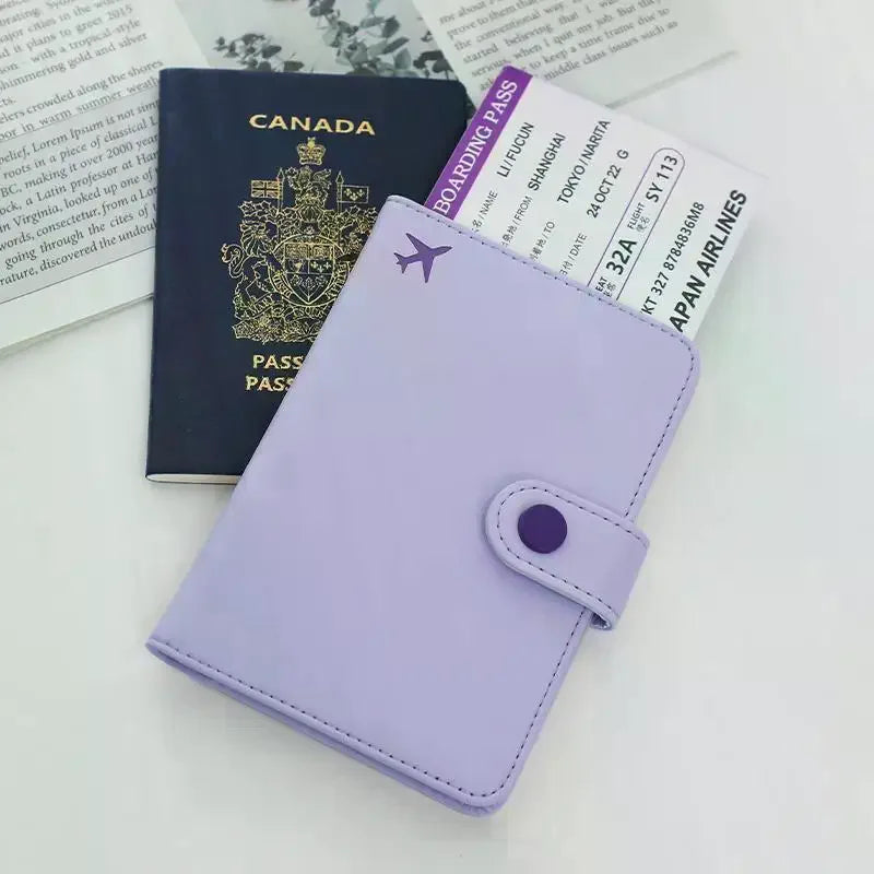 Shmacax Travel Passport Wallet — Waterproof PU Leather Organizer
