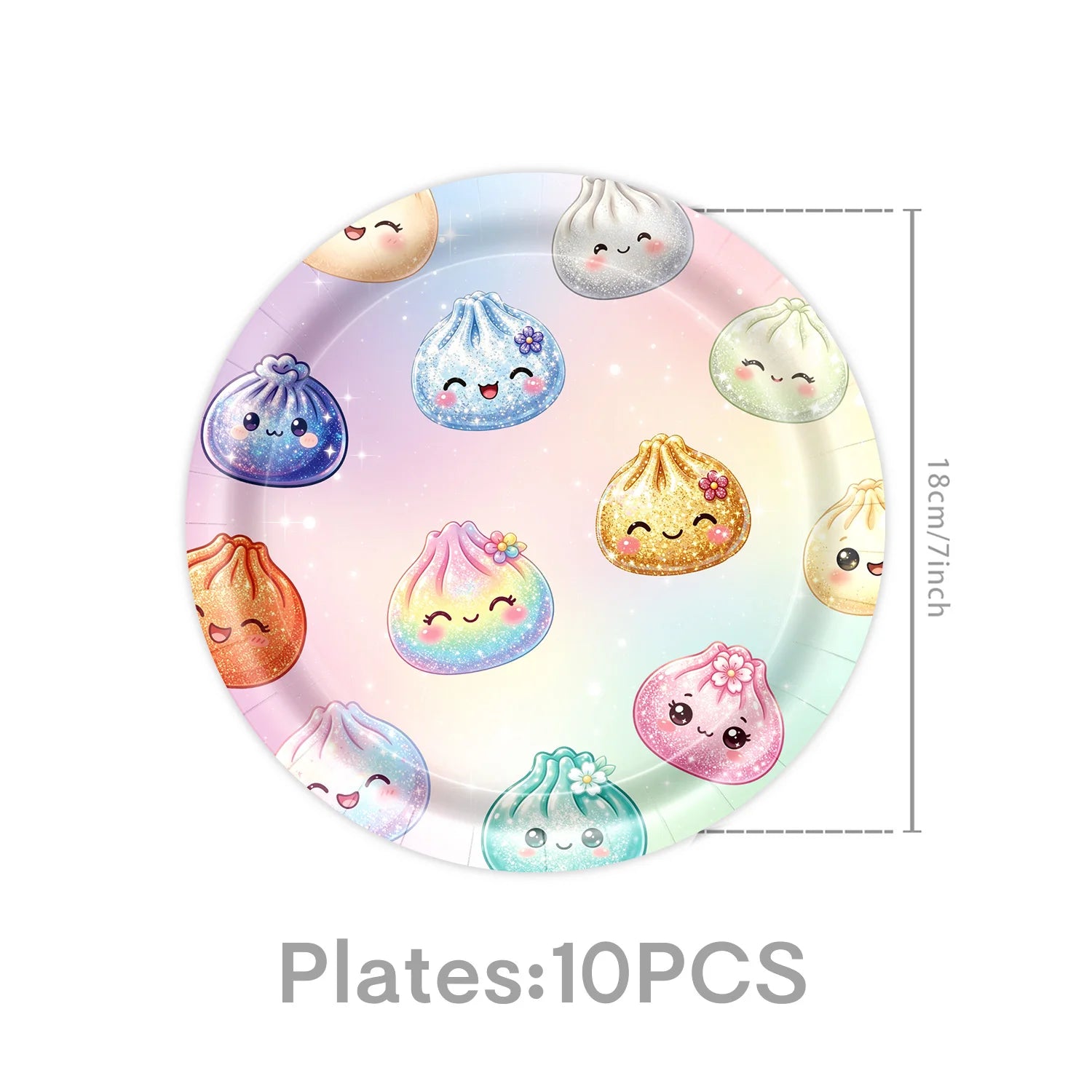 Dumpling Theme Party Decoration Set — Birthday Party Supplies & Favors