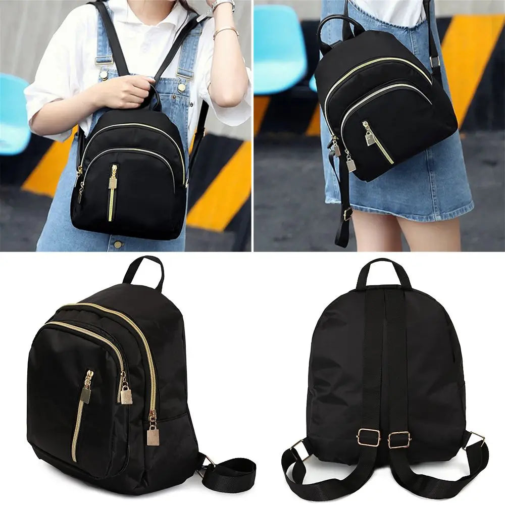 Nylon Mini Backpack — Lightweight Fashion Daypack for Travel & Daily Use