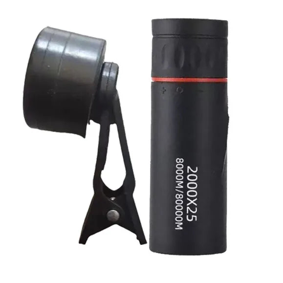 HD Compact Monocular Telescope — Portable High Magnification for Outdoor Viewing