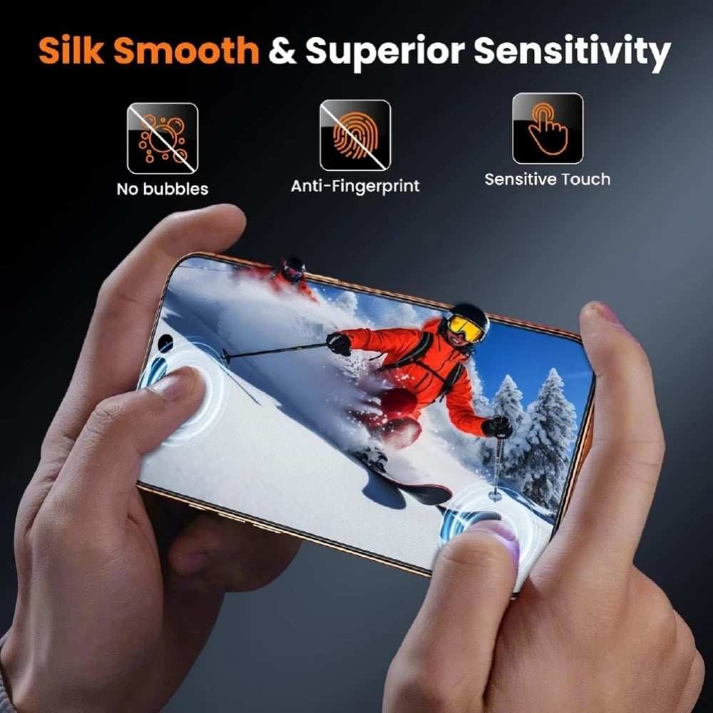 NNBILI Tempered Glass Screen Protector — Dust-Free Installation Kit