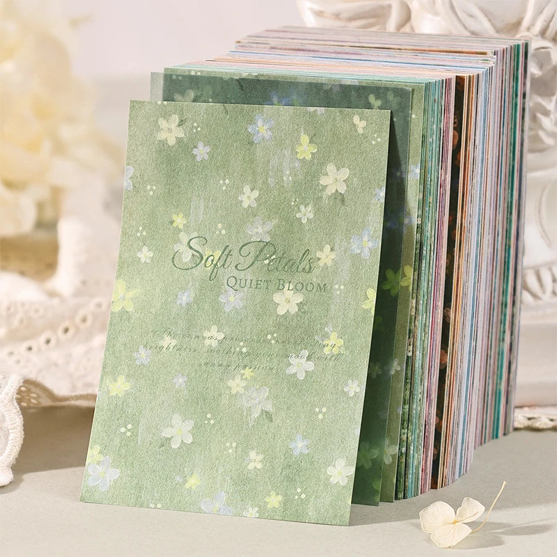 Vintage Garden Dream Writing Paper — 30pcs Retro Scrapbooking Material