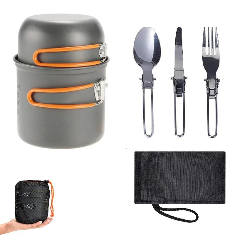 Compact Camping Cookware Set — Lightweight Outdoor Cooking Kit