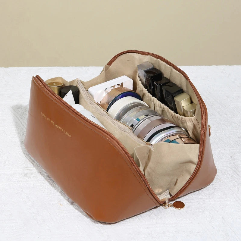 Portable Travel Cosmetic Bag — Waterproof Makeup Case & Organizer