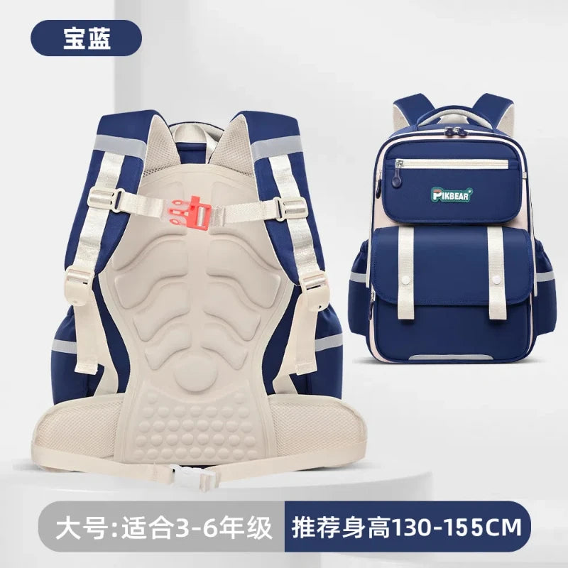 SOATIM Kids School Backpack — Waterproof Oxford Fabric Book Bag