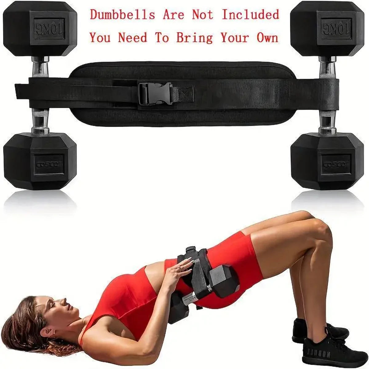 Adjustable Weighted Waist Belt — Strength Training & Hip Shaping Gear