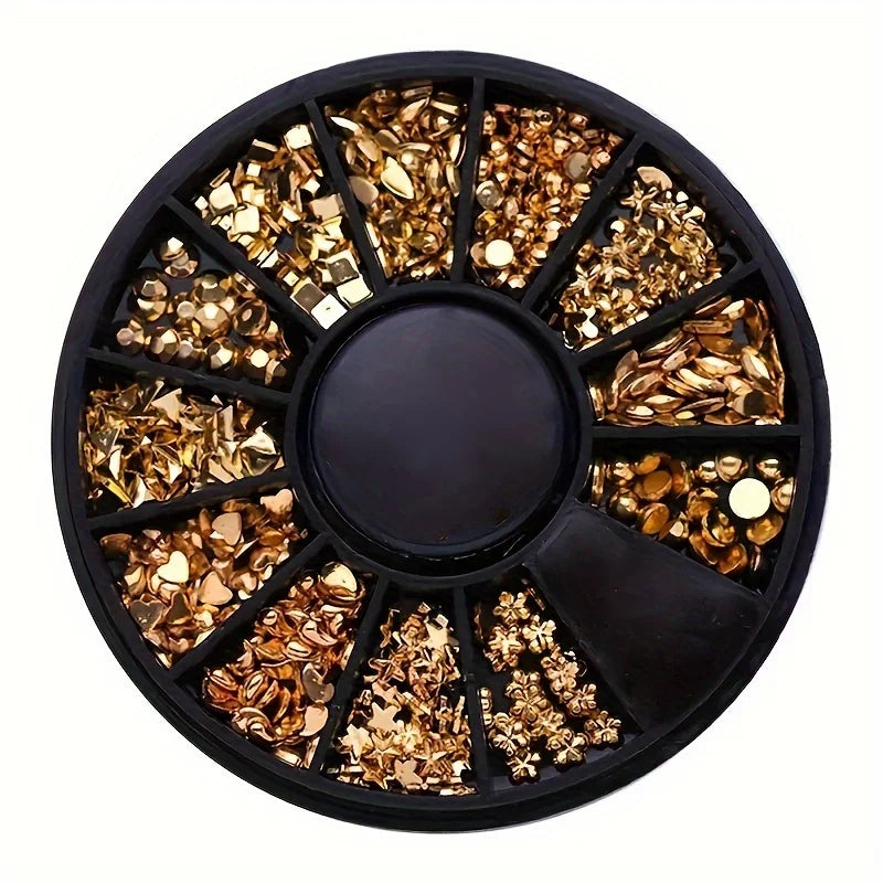 TaoTips Nail Art Rhinestones — Acrylic Crystal Gems for Manicure Decoration