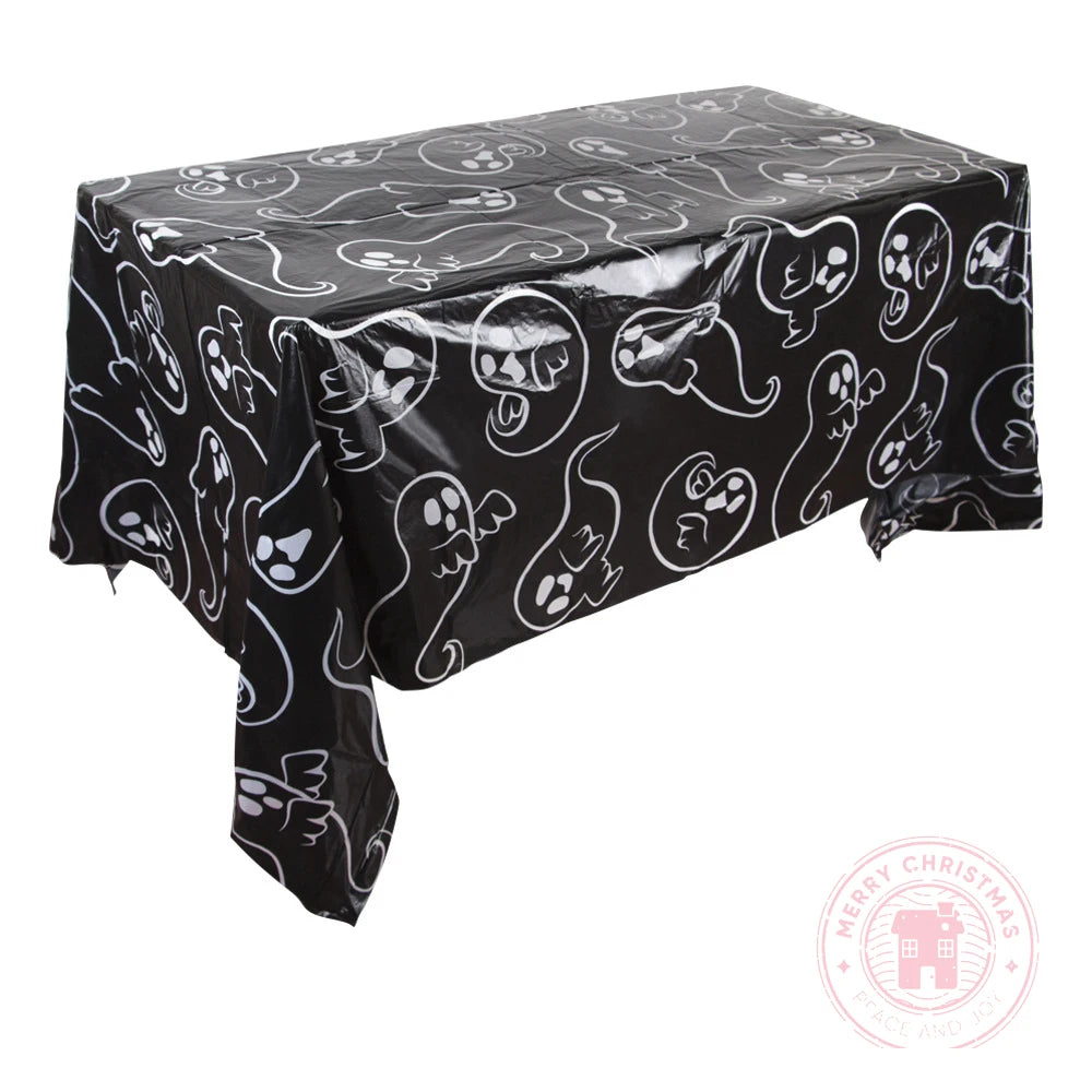 Seasonal Pattern Tablecloth — Festive Holiday Decoration for Parties