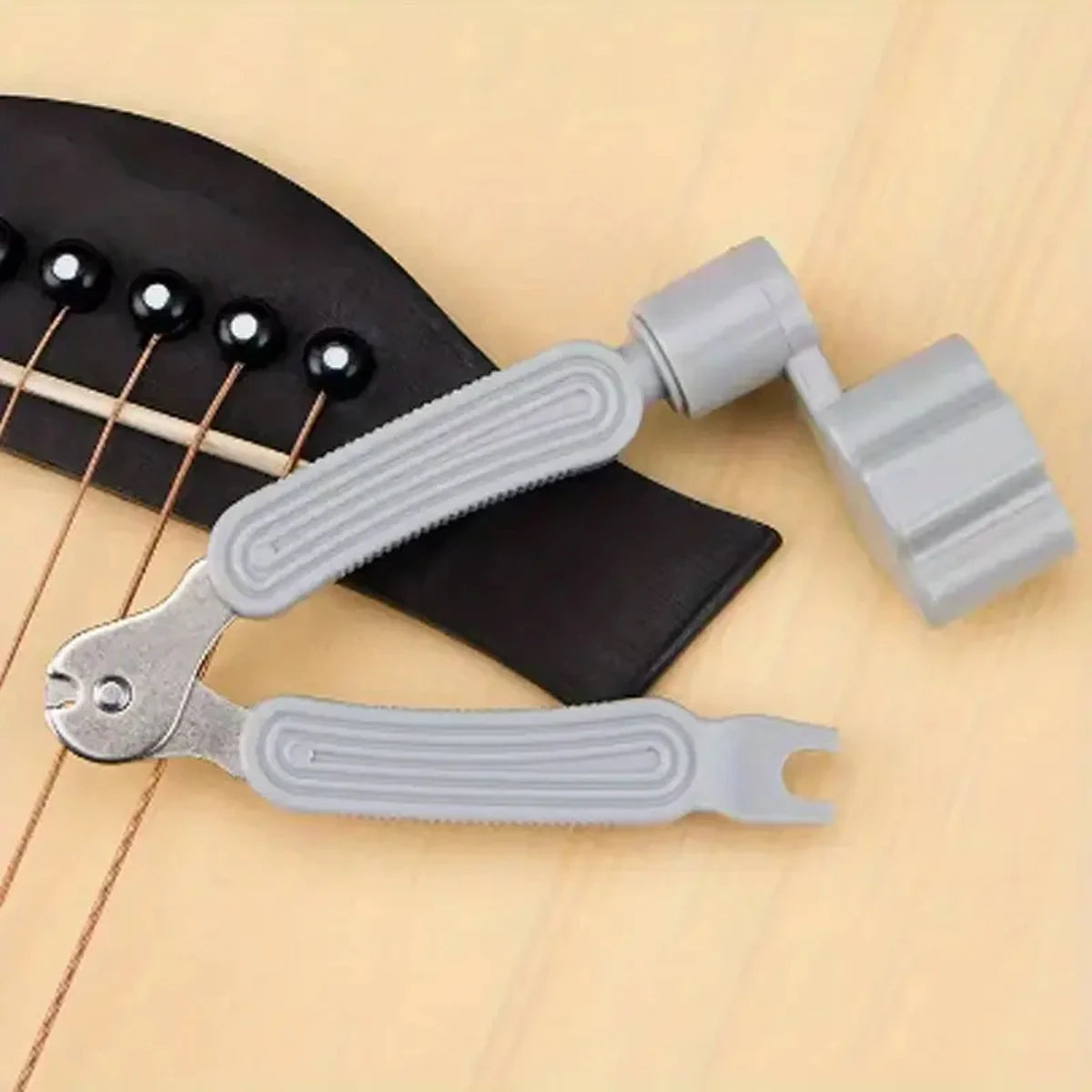 3-in-1 Guitar String Winder — Multi-Functional Instrument Repair Tool