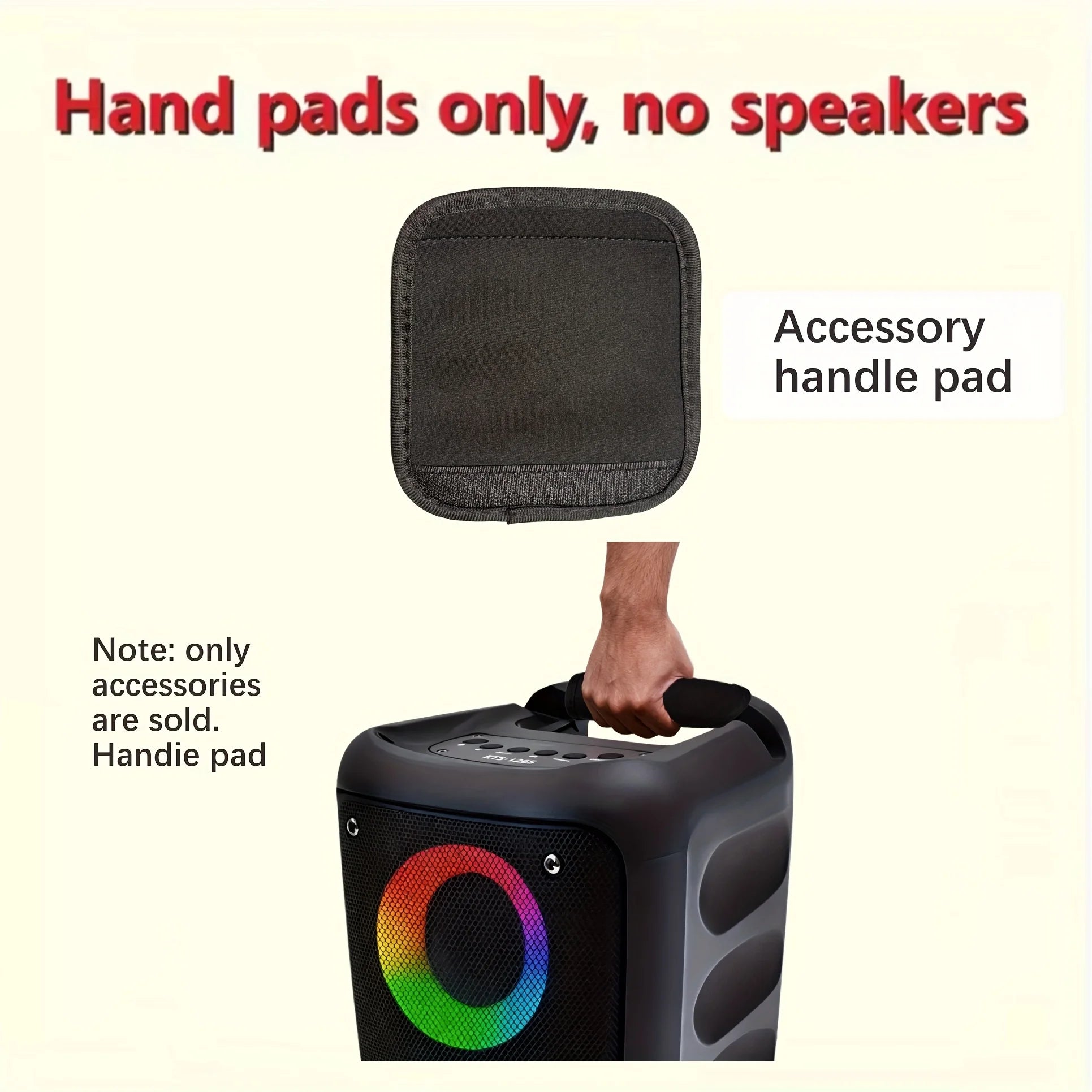 Speaker Handle Protector — Non-Slip Grip & Durable Textile Cover