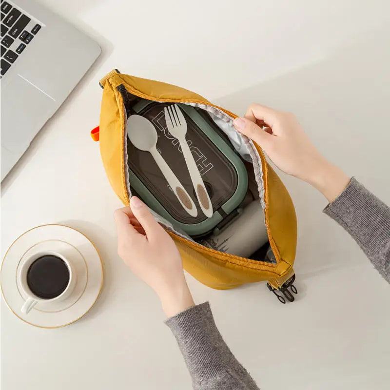 Insulated Lunch Bag — Portable Thermal Bento Pack for Work and Travel