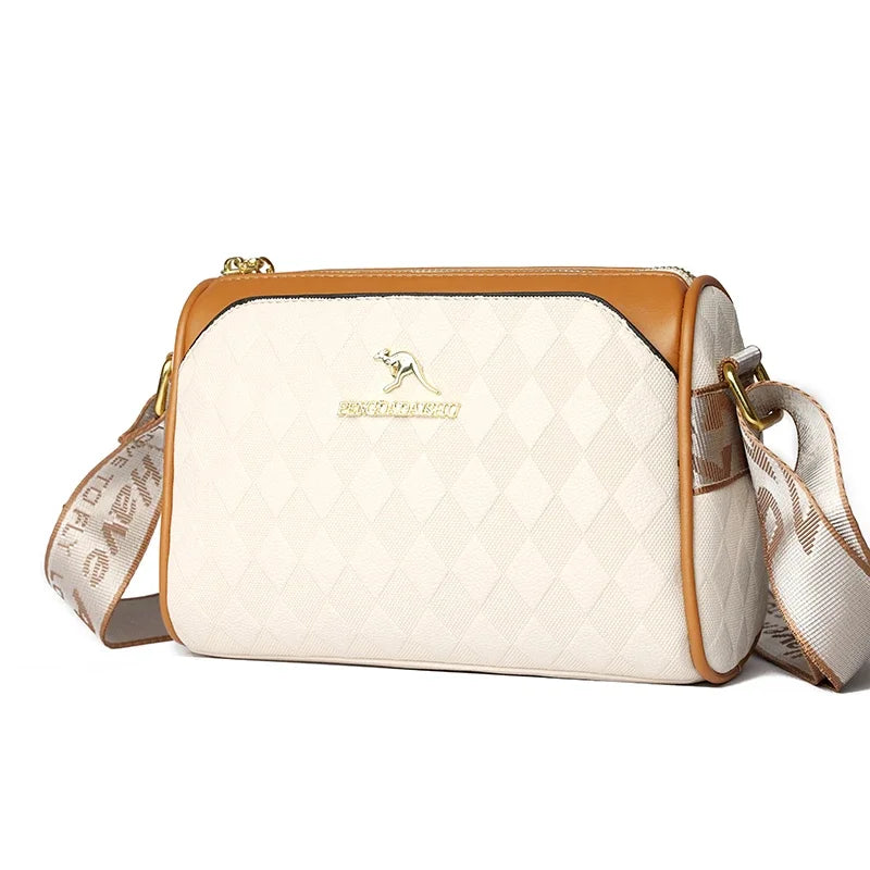 Women's Plaid Crossbody Bag — Stylish Underarm Messenger Purse
