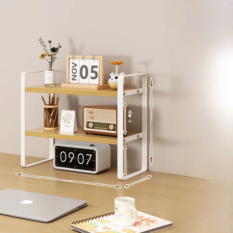 Multi-Layer Desk Organizer Rack — Versatile Desktop Storage Shelf