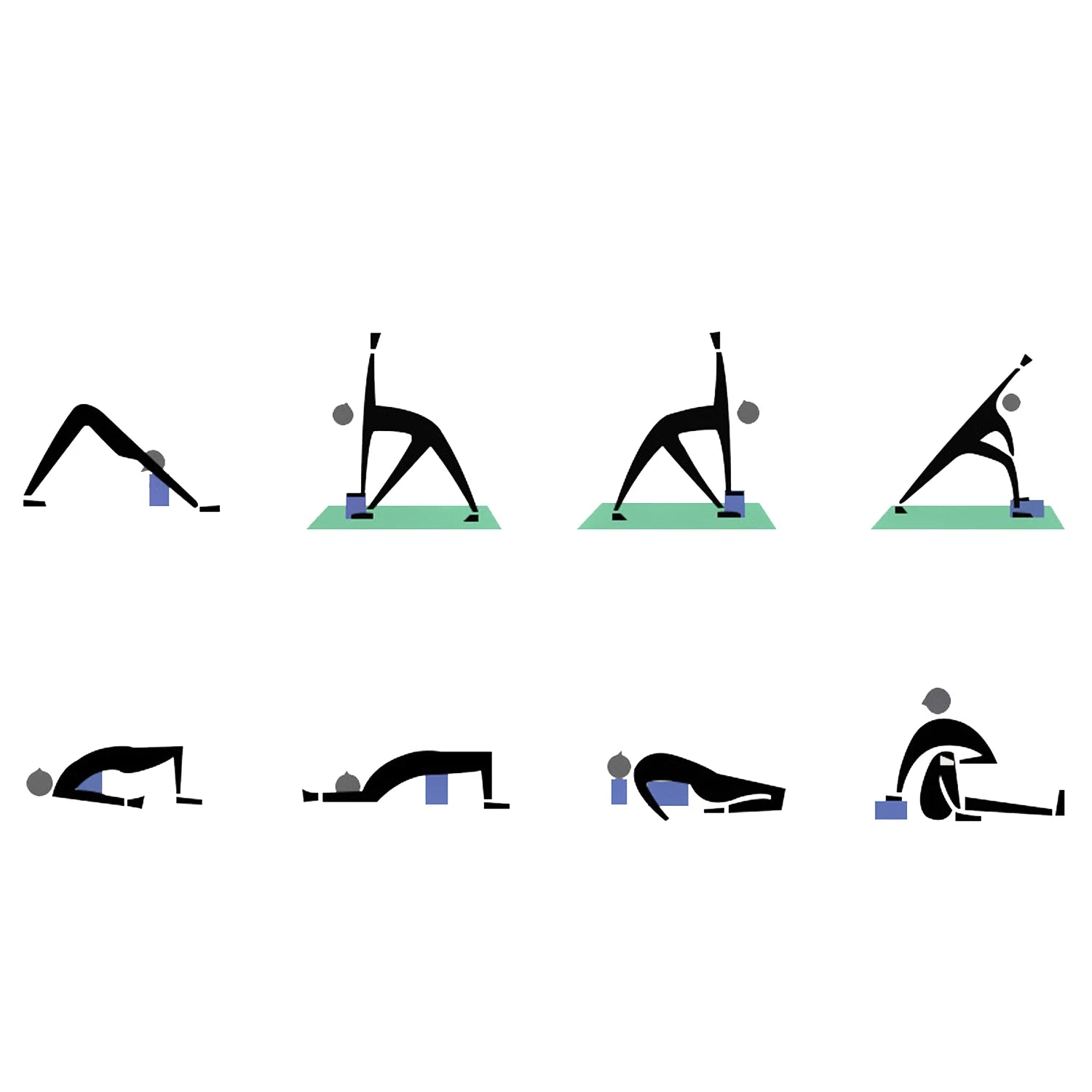 High Density Yoga Blocks — Firm EVA Foam Bricks for Support