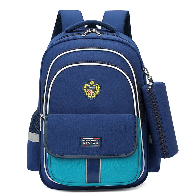 Kids Rolling Backpack Set — 3-Piece Trolley School Bag with Shoulder Bag