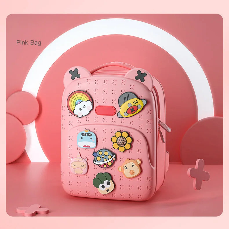 AWINPOP Kids Kawaii Backpack — Waterproof EVA School Bag for Boys and Girls