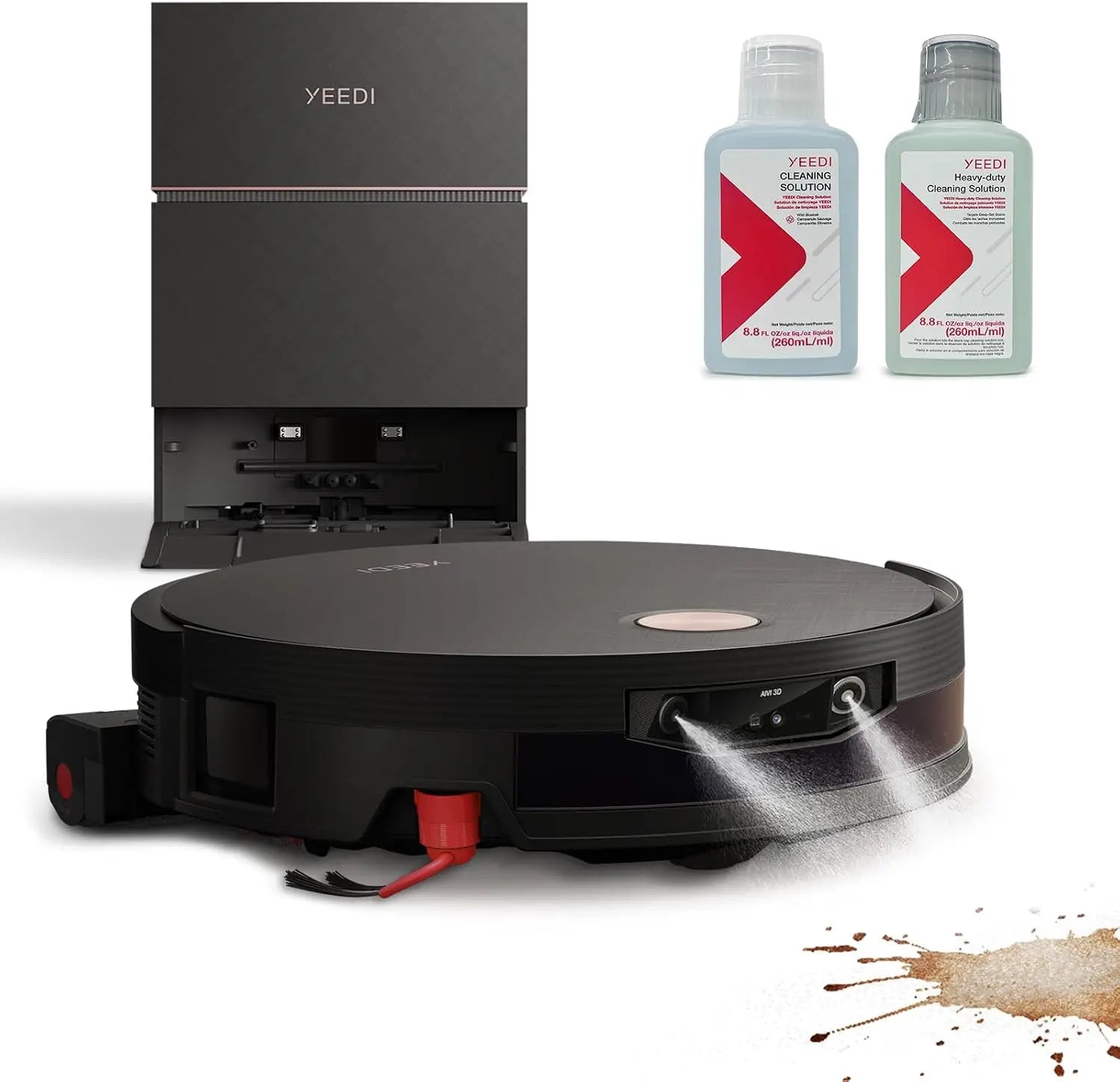 MelodySusie Robot Vacuum — Advanced Pre-Spray Cleaning Floor Cleaner