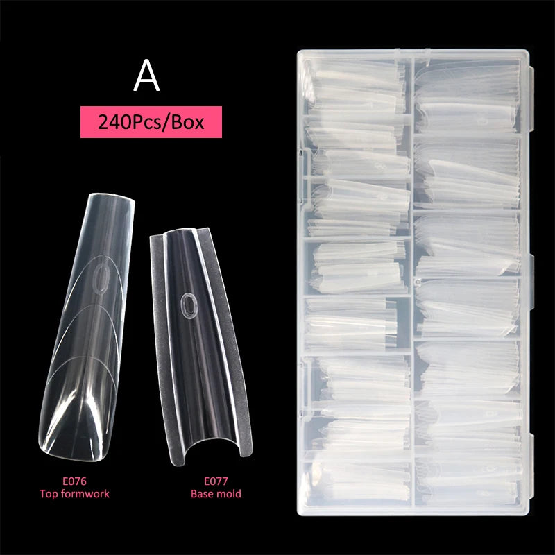 Shmacax Sandwich Dual Nail Forms — Quick Extension Manicure Kit
