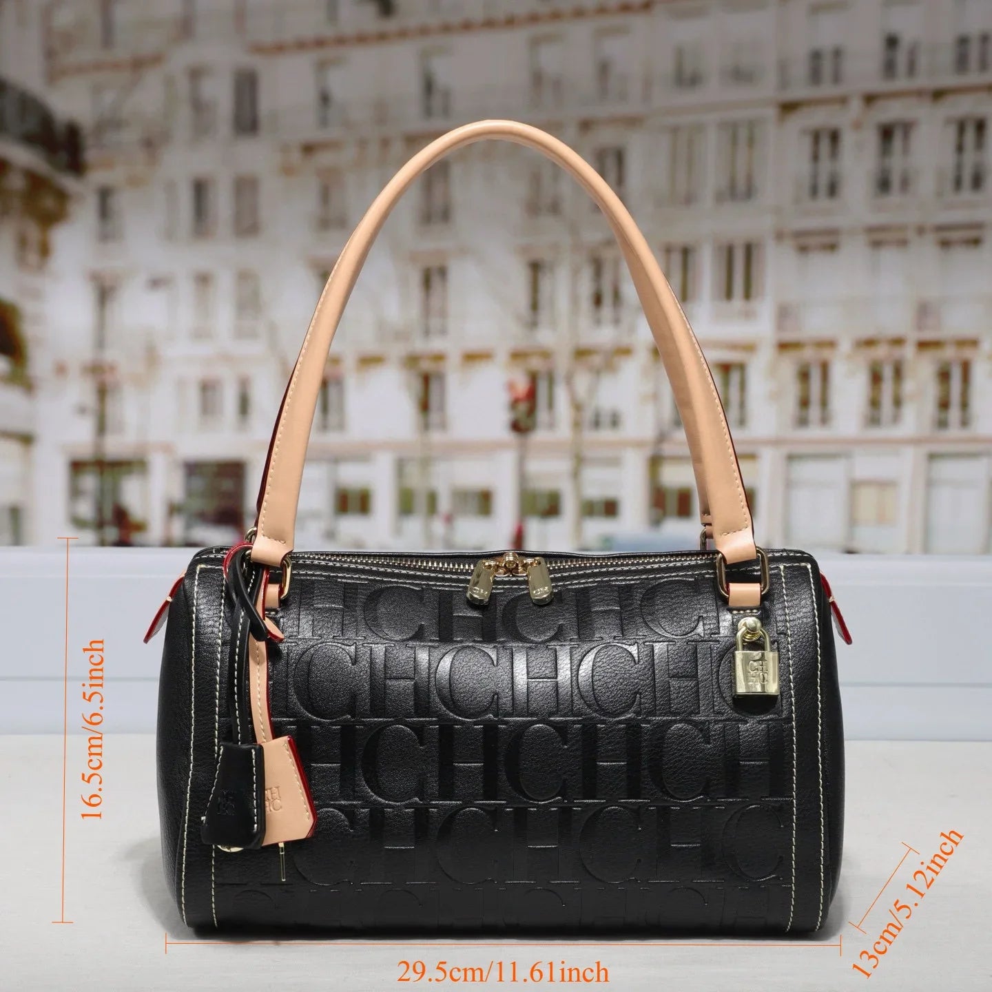 Elegant Women's Messenger Bag — Genuine Leather Crossbody Shoulder Handbag