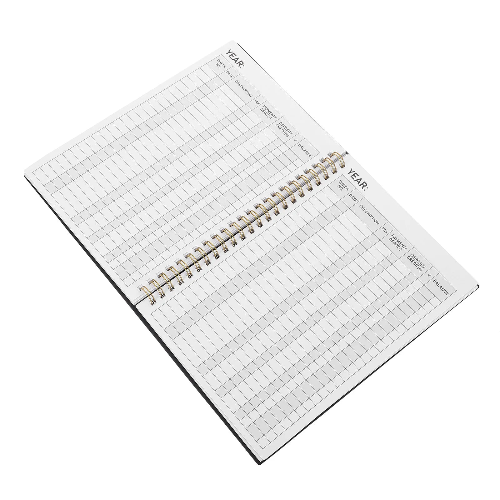 Accounting Ledger Book — Spiral Bound Income and Expense Tracker