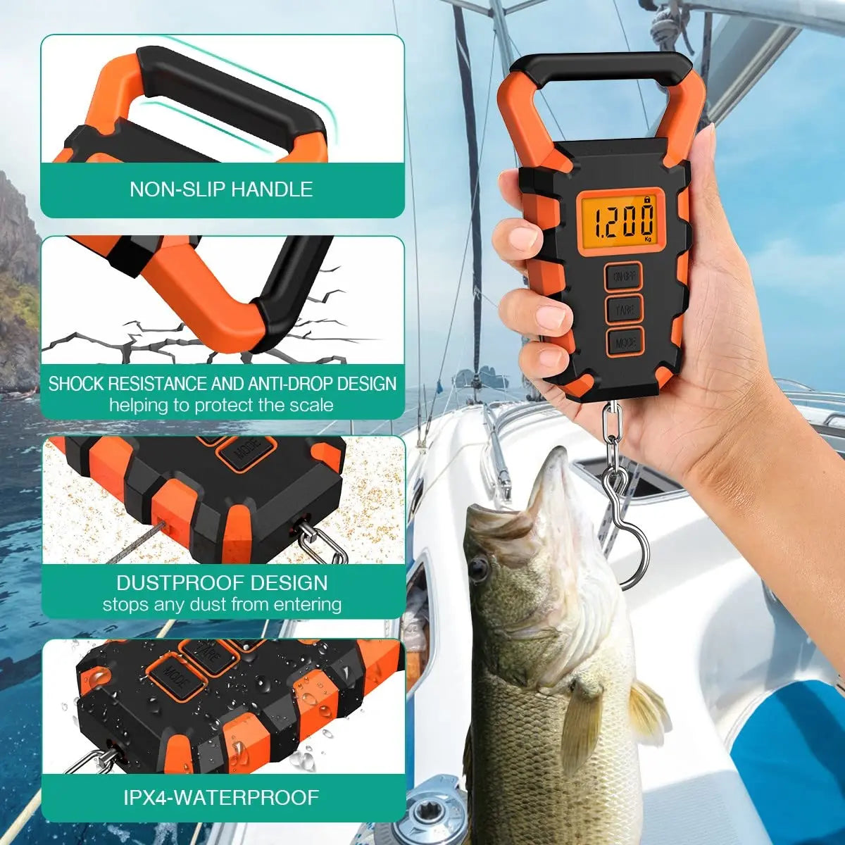 Digital Hanging Scale — High Precision Luggage & Fishing Tool