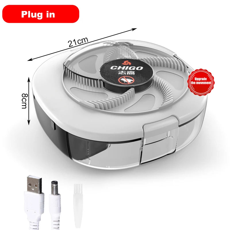 Electric Fly Trap — Rechargeable Indoor and Outdoor Insect Catcher