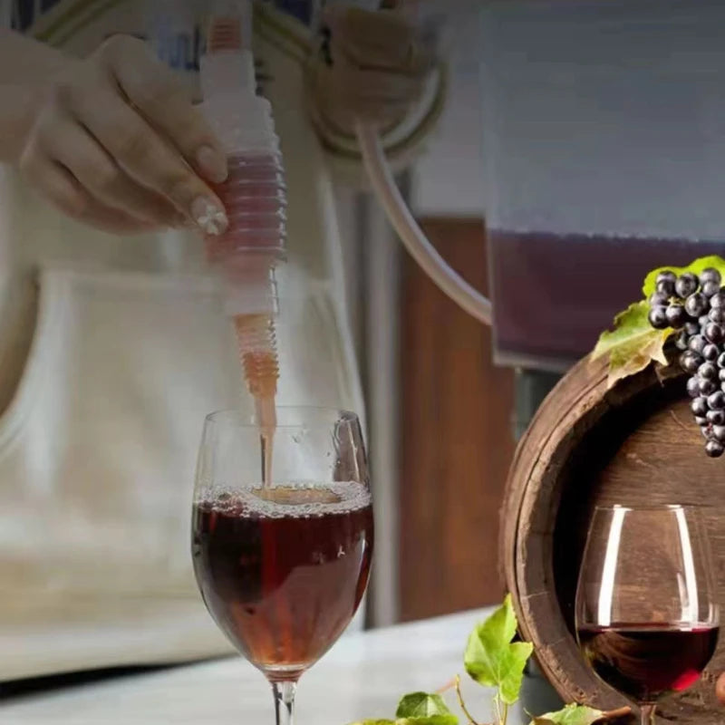 Home Brewing Siphon Hose — Food Grade Wine Making Tool, Red