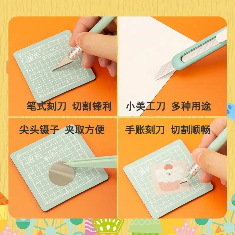 TPXCKz DIY Scrapbooking Tool Kit — Complete Crafting Set with Cutting Mat