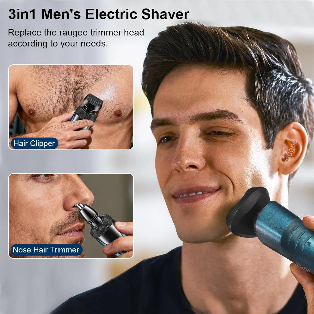 cooskr Electric Shaver for Men — 3-in-1 Multifunctional Grooming Kit